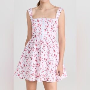 Reformation Sheri printed linen mini dress